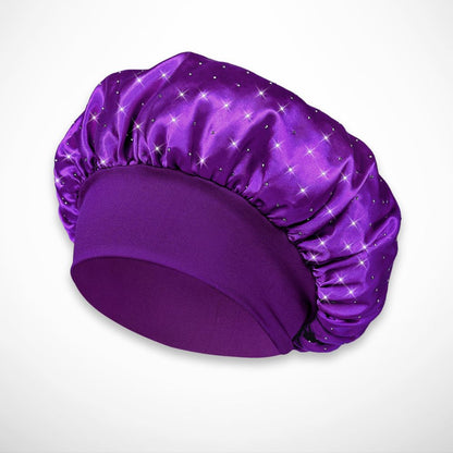 Mely Nightcap – Soft satin with rhinestone details
