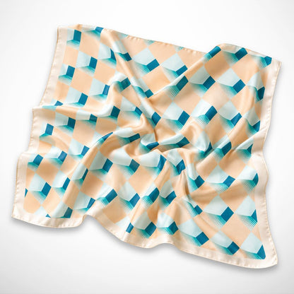 Foulard Annika – Foulard carré à motif géométrique