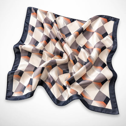 Foulard Annika – Foulard carré à motif géométrique