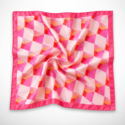 Foulard Annika – Foulard carré à motif géométrique