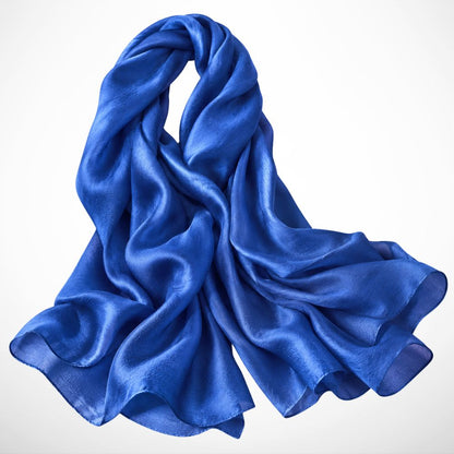 Foulard Ismée – Grand foulard uni léger