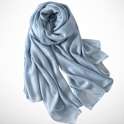 Foulard Ismée – Grand foulard uni léger