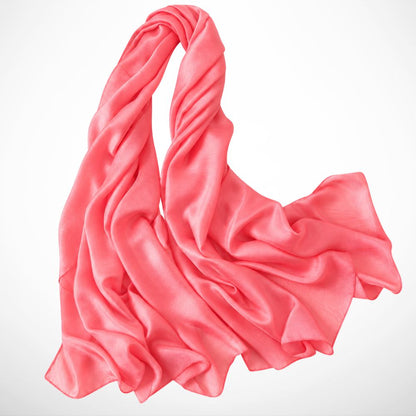 Foulard Ismée – Grand foulard uni léger