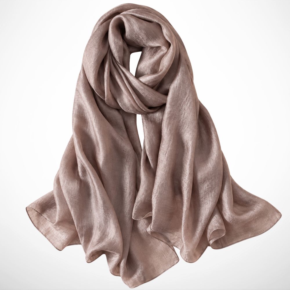 Foulard Ismée – Grand foulard uni léger