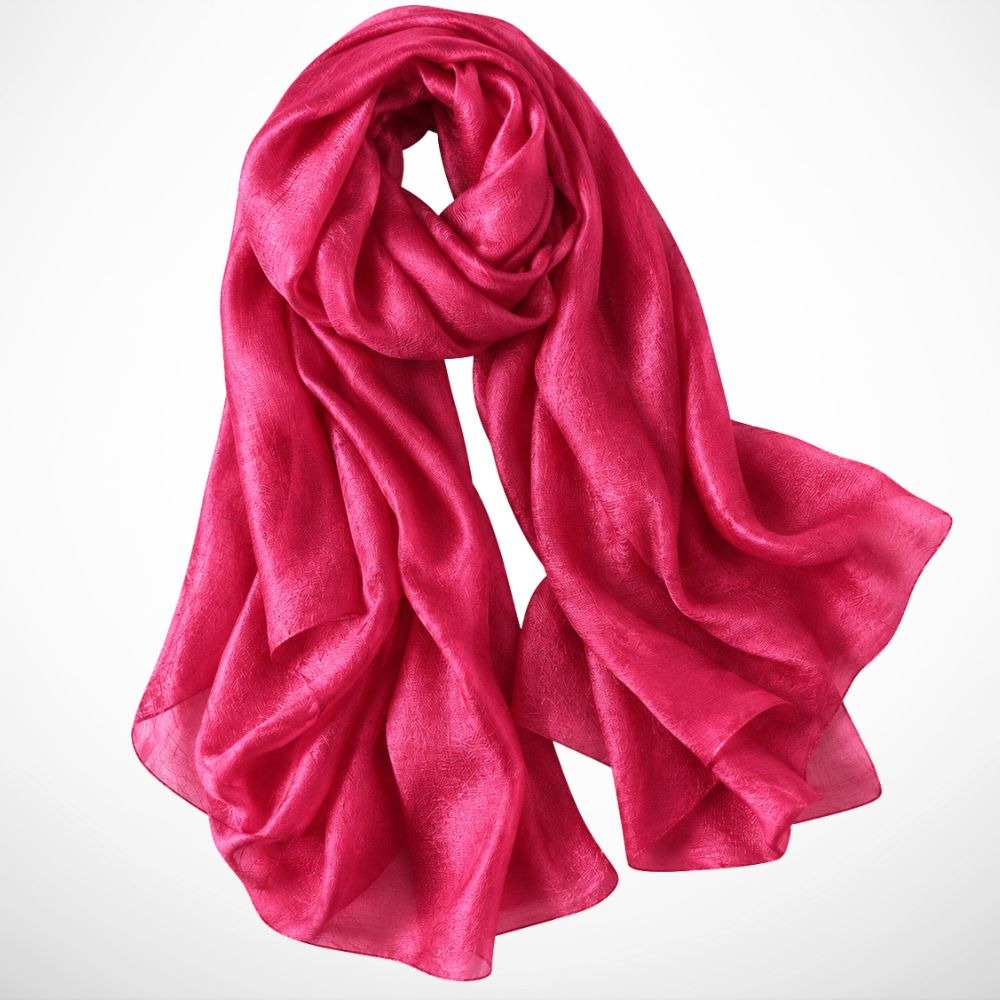 Foulard Ismée – Grand foulard uni léger