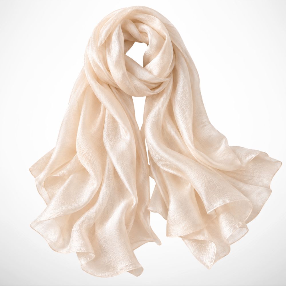 Foulard Ismée – Grand foulard uni léger
