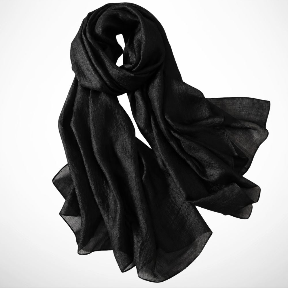 Foulard Ismée – Grand foulard uni léger
