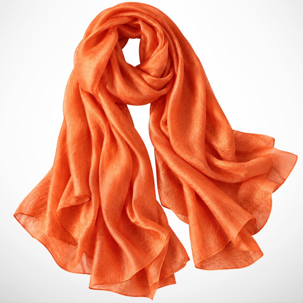 Foulard Ismée – Grand foulard uni léger