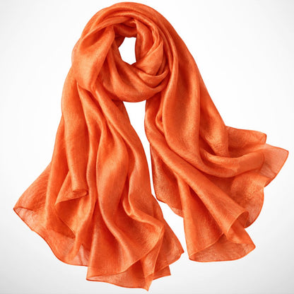 Foulard Ismée – Grand foulard uni léger