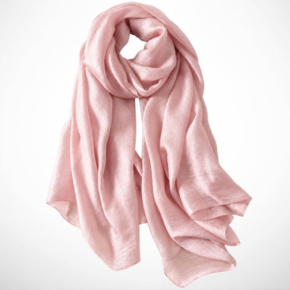 Foulard Ismée – Grand foulard uni léger