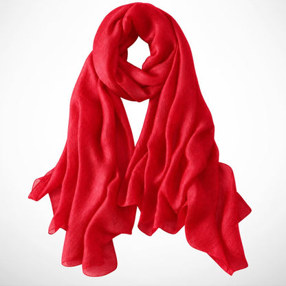 Foulard Ismée – Grand foulard uni léger