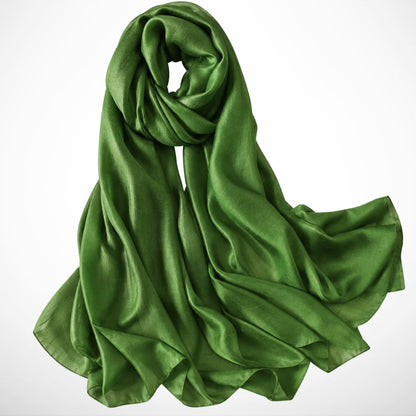 Foulard Ismée – Grand foulard uni léger