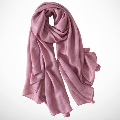 Foulard Ismée – Grand foulard uni léger