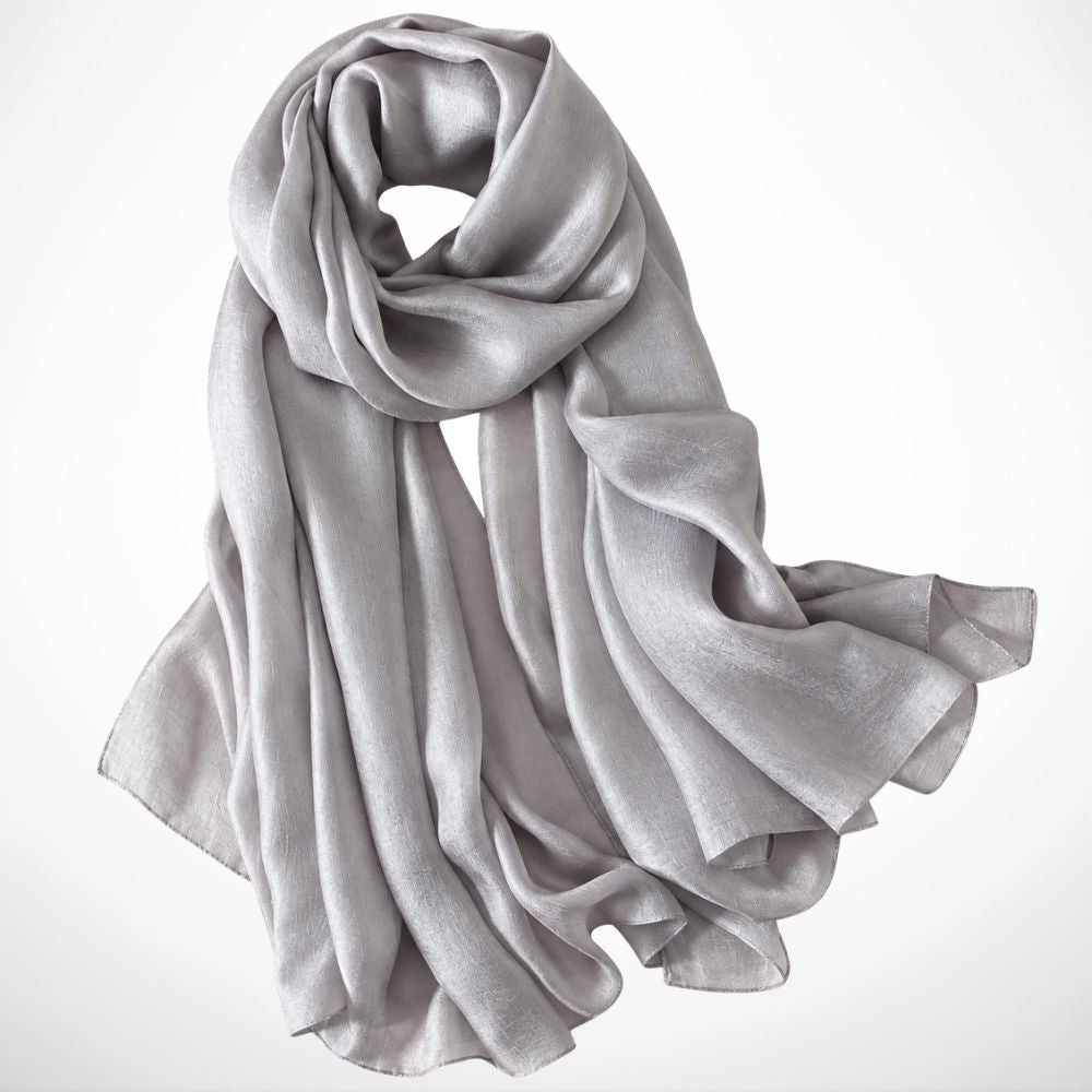 Foulard Ismée – Grand foulard uni léger
