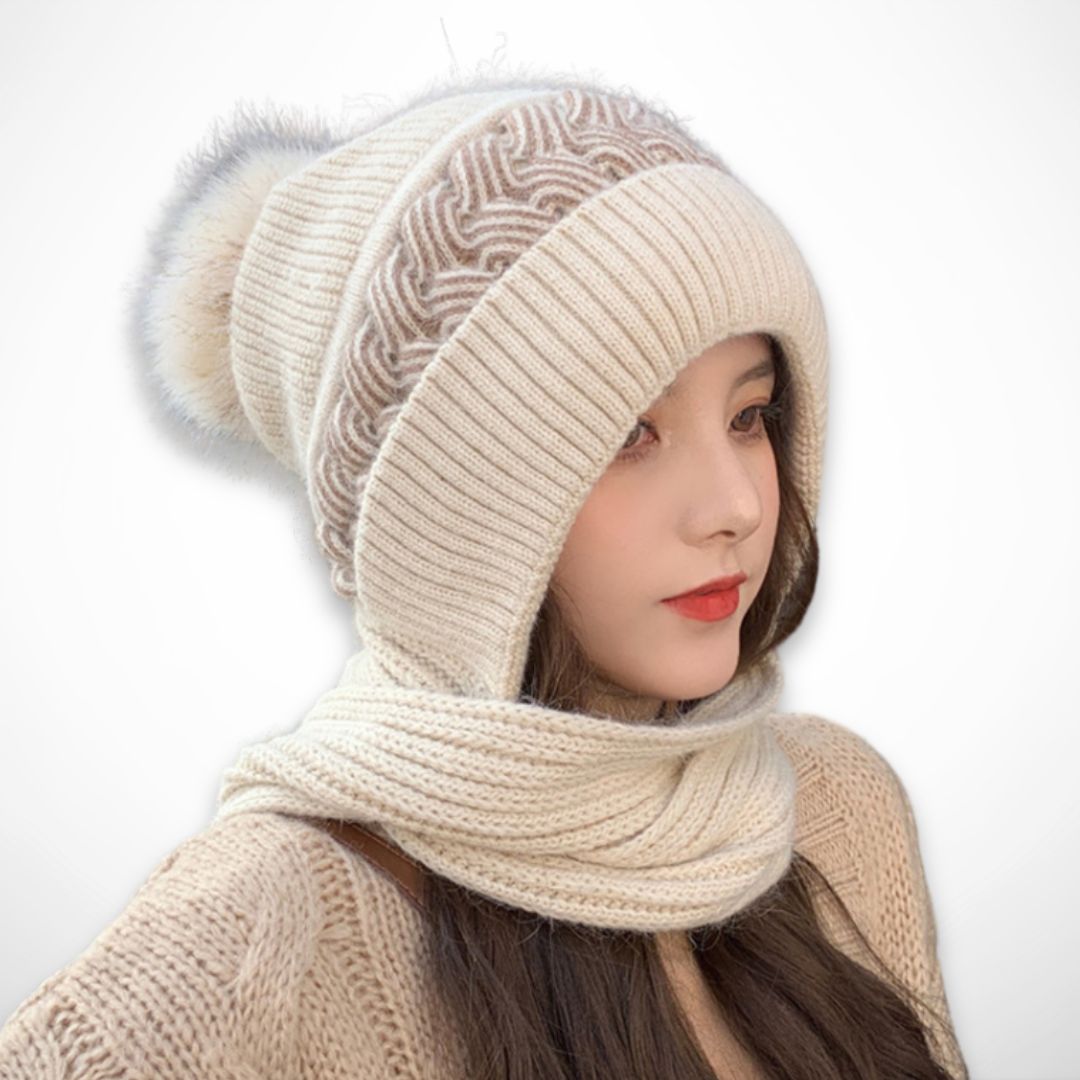 Bonnet écharpe Mathilde