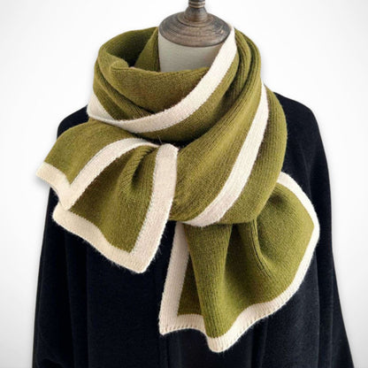 Meline zweifarbiger Schal – Weich, warm und elegant für den Winter