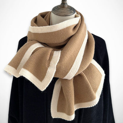 Meline zweifarbiger Schal – Weich, warm und elegant für den Winter