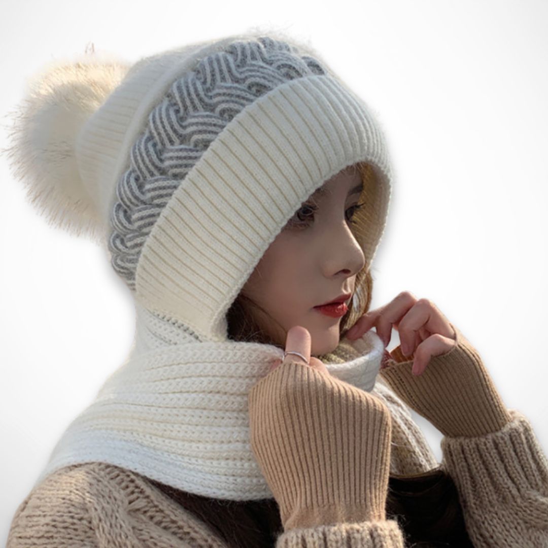 Bonnet écharpe Mathilde