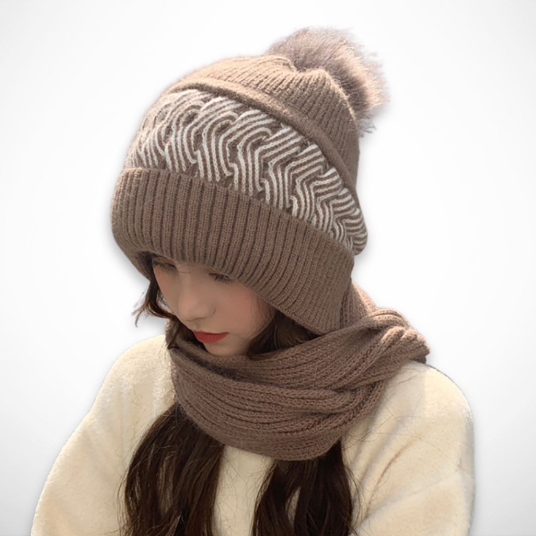 Bonnet écharpe Mathilde