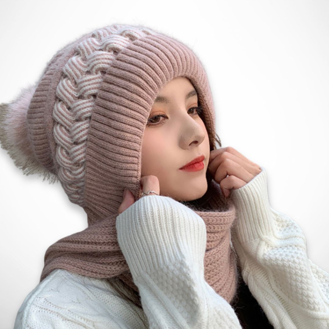 Bonnet écharpe Mathilde