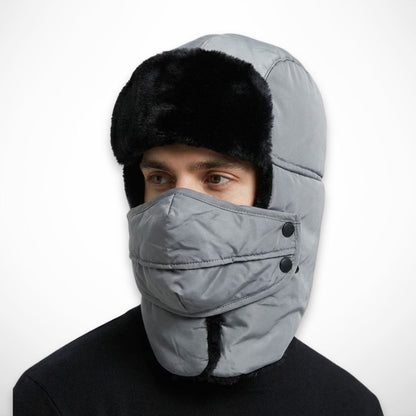 Cagoule chapka adulte – Cagoule chaude coupe-vent avec protection des oreilles