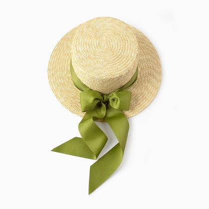 Women's Alba Boater - Light and Natural Summer Hat