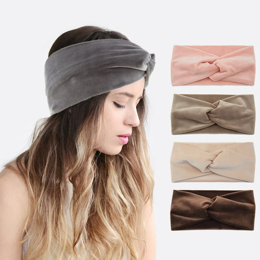 Bandeau velours Lyra