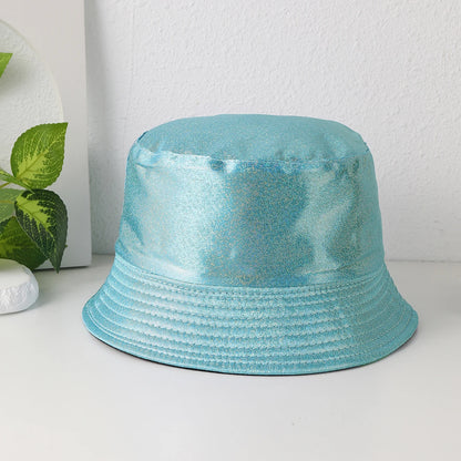 bob bleu métallique