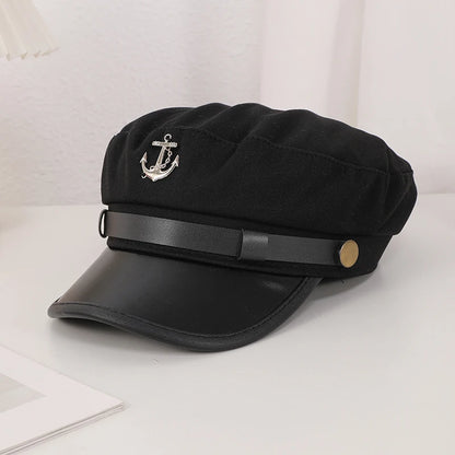 casquette marin noire fête