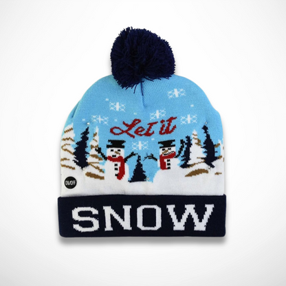 Bonnet Noël Lumineux Bleus