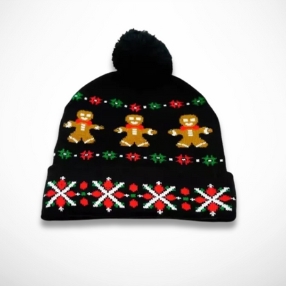 Bonnet <br> Bonnet de Noël Lumineux Rouge