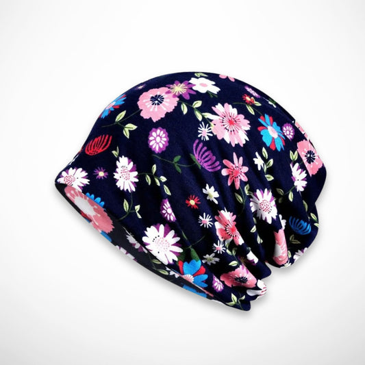 bonnet de chimiothérapie coloré