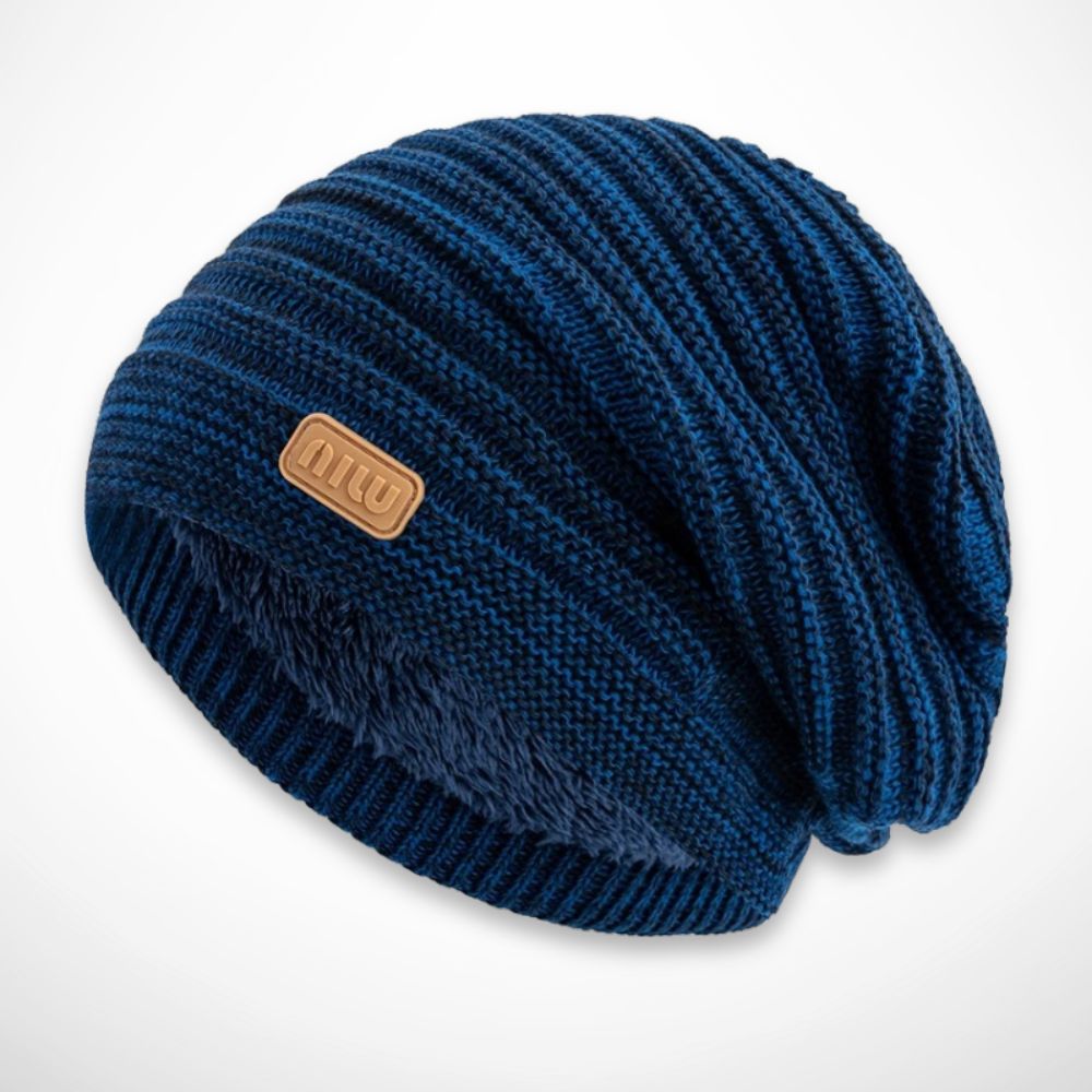 Bonnet slouchy Nao – Bonnet chaud et doux avec doublure intérieure