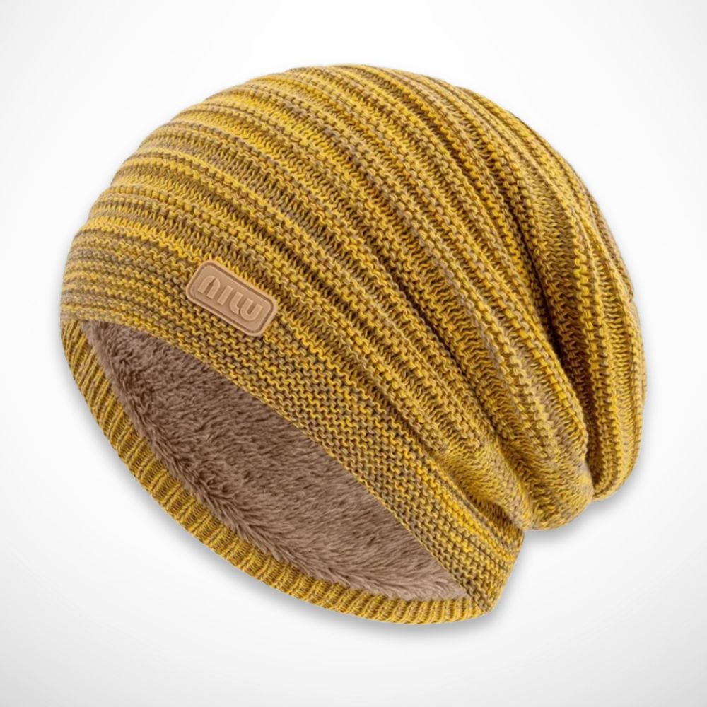 Bonnet slouchy Nao – Bonnet chaud et doux avec doublure intérieure