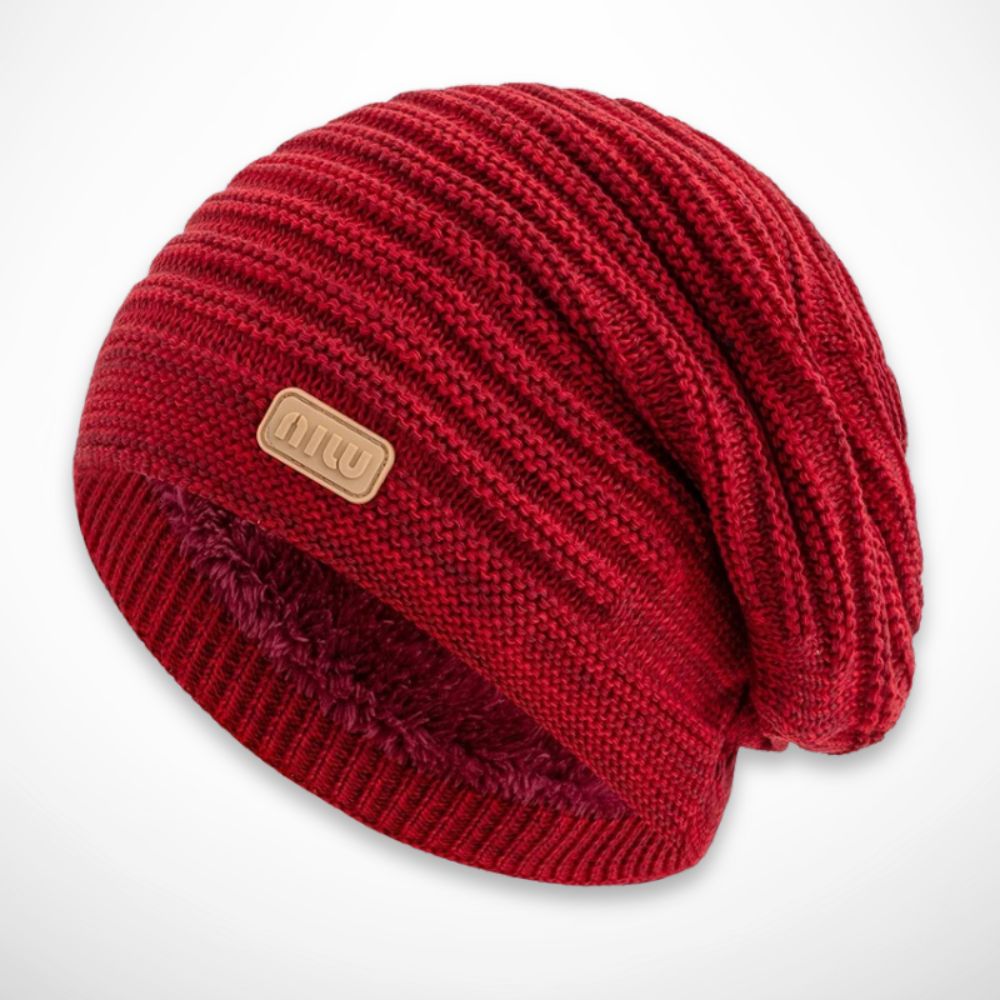 Bonnet slouchy Nao – Bonnet chaud et doux avec doublure intérieure