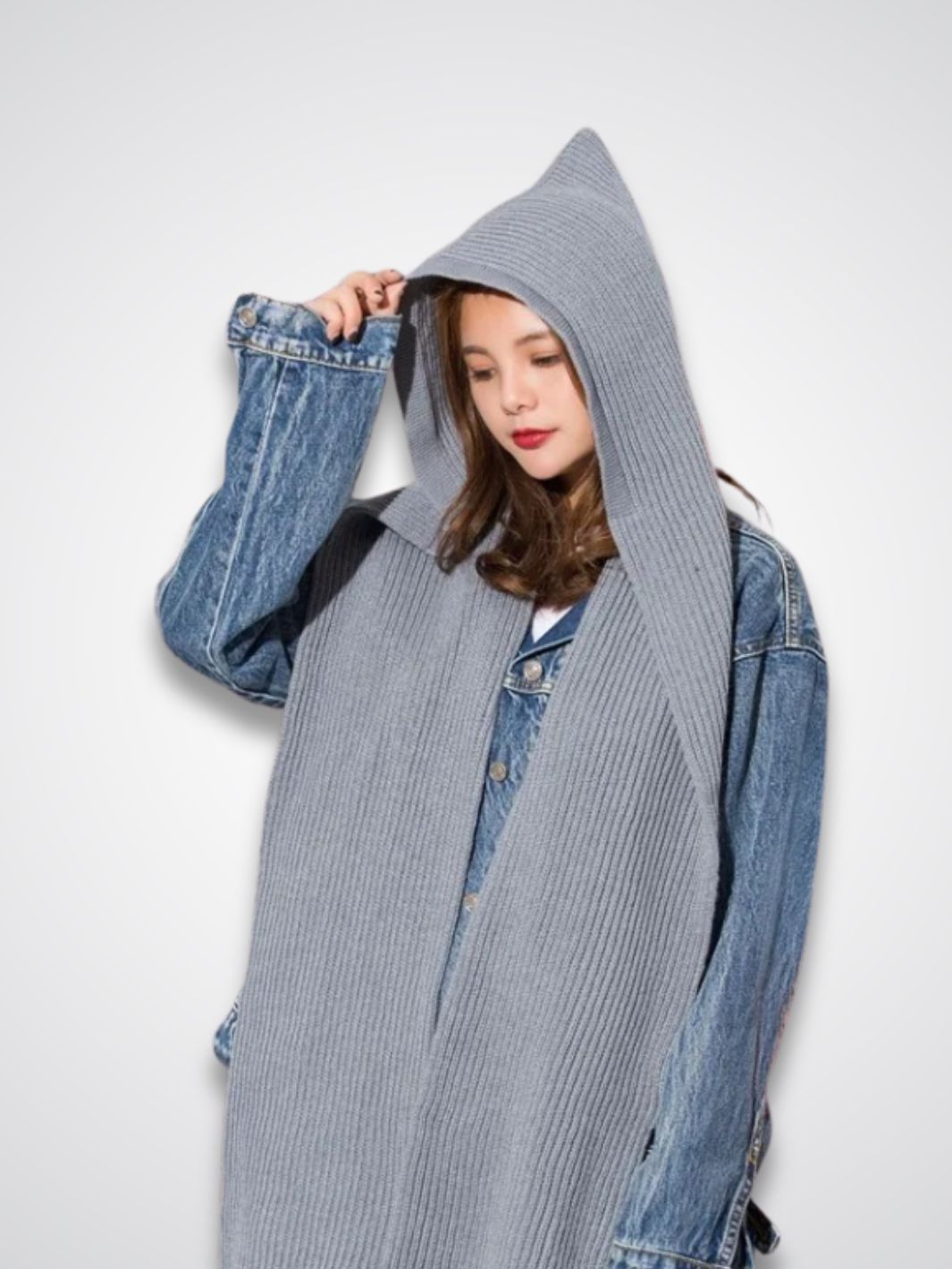 bonnet<br>Capuche echarpe Angelina Souris